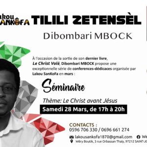 Conférence Dibombari MBOCK avec TILILI ZETINSEL le 28/03/26 à 17H